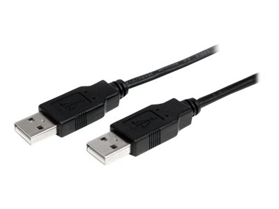  STARTECH.COM  Cable de 1m USB 2.0 Alta Velocidad Macho a Macho USB A - Negro - cable USB - USB a USB - 1 mUSB2AA1M