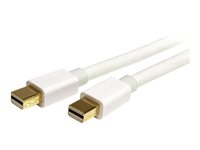 StarTech.com Cable de 2m de Monitor Mini DisplayPort 1.2 Macho a MiniDP Macho- Mini DP Blanco 4k - cable DisplayPort - 2 m