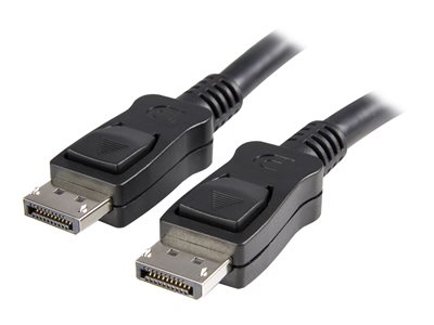  STARTECH.COM  Cable de 3m Certificado DisplayPort 1.2 4k con Cierre de Seguridad Bloqueo con Pestillo - 2x Macho DP - Negro - cable DisplayPort - 3 mDISPLPORT10L