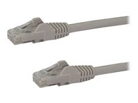 StarTech.com Cable de 3m Gris de Red Gigabit Cat6 Ethernet RJ45 sin Enganche - Cable Patch Snagless Macho a Macho - cable de interconexión - 3 m - gris