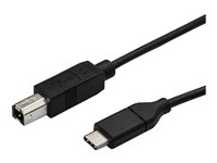 StarTech.com Cable de 3m USB-C a USB-B de Impresora - Cable Adaptador USB Tipo C a USB B - cable USB de tipo C - USB-C a USB Tipo B - 3 m