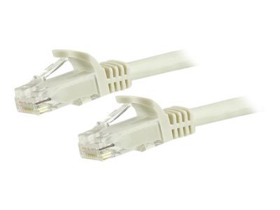  STARTECH.COM  Cable de Red Ethernet Snagless Sin Enganches Cat 6 Cat6 Gigabit - cable de interconexión - 15 m - blancoN6PATC15MWH