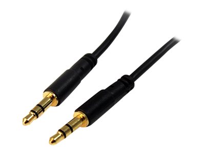  STARTECH.COM  Cable Delgado de 91cm de Audio Estéreo Conector Mini Jack 3,5mm - Plug TRRS - Macho a Macho - cable de audio - 91 cmMU3MMS