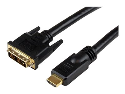  STARTECH.COM  Cable HDMI a DVI 10m - DVI-D Macho - HDMI Macho - Adaptador - Negro - cable adaptador - HDMI/DVI - 10 mHDDVIMM10M