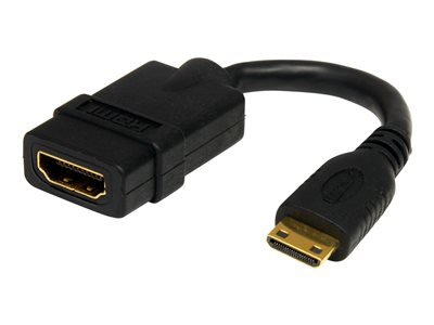  STARTECH.COM  Cable HDMI de alta velocidad 12cm - Adaptador HDMI a Mini HDMI - adaptador HDMI - 1.3 cmHDACFM5IN