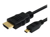 StarTech.com Cable HDMI de alta velocidad con Ethernet 1m - HDMI a Micro HDMI - Macho a Macho - cable HDMI con Ethernet - 1 m