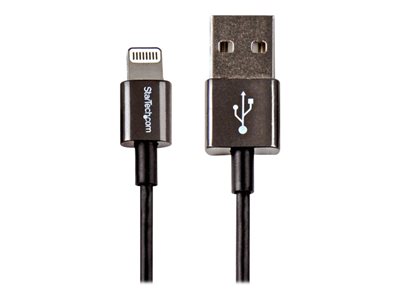  STARTECH.COM  Cable Premium USB a Lightning de 1m con Conectores de Metal - Para iPad / iPhone / iPod - Certificado MiFi - Cable Lightning - Lightning / USB - 1 mUSBLTM1MBK