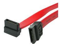 StarTech.com Cable SATA 0,45m Acodado en Ángulo Recto - Rojo - 18in Pulgadas Cable Serial ATA - Cable SATA - 45.7 cm