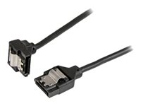StarTech.com Cable SATA Redondo de 15cm Acodado a la Derecha con Seguro - Cable SATA - 15.24 cm