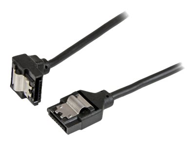  STARTECH.COM  Cable SATA Redondo de 15cm Acodado a la Derecha con Seguro - Cable SATA - 15.24 cmLSATARND6R1