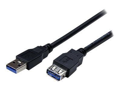  STARTECH.COM  Cable USB 3.0 de 2m Extensor Alargador - USB A Macho a Hembra - cable alargador USB - USB Tipo A a USB Tipo A - 2 mUSB3SEXT2MBK
