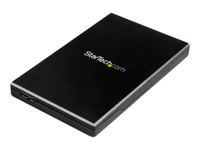  STARTECH.COM  Caja de aluminio USB 3.1 (10Gbps) de 1 bahía de 2,5 pulgadas para discos duros SATA III - caja de almacenamiento - SATA 6Gb/s - USB 3.1 (Gen 2)S251BMU313