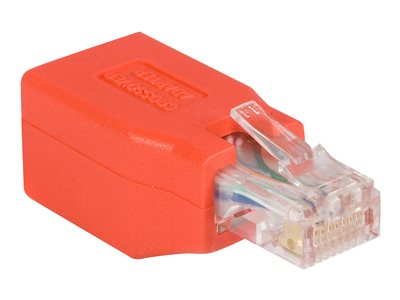  STARTECH.COM  Cat6 Cable - Cat6 Crossover Adapter - GbE - Red - Ethernet Network Cable (C6CROSSOVER) - adaptador de cruce - rojoC6CROSSOVER