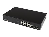 StarTech.com - conmutador - 10 puertos - Gestionado - montaje en rack