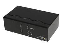 StarTech.com Conmutador Matrix VGA de 2 Puertos 2x2  con Audio - Switch Selector - 1920x1440 - interruptor de vídeo/audio - 2 puertos