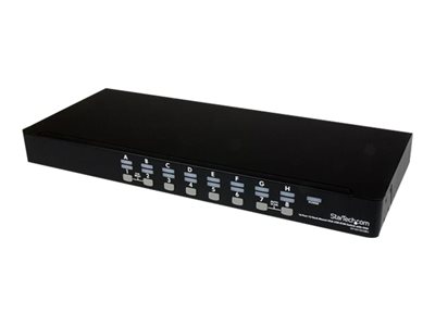  STARTECH.COM  Conmutador Switch KVM 1U OSD y Cables 16 puertos USB A Vídeo VGA HD15 - conmutador KVM - 16 puertosSV1631DUSBUK