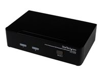 StarTech.com Conmutador Switch Profesional KVM 2 Puertos Vídeo DisplayPort - USB con Audio - 2560x1600 - conmutador KVM / audio - 2 puertos