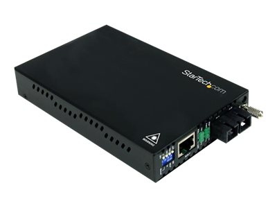  STARTECH.COM  Conversor de Medios Ethernet 10/100 Mbps  a Fibra Multi Modo Conector SC -2km - conversor de soportes de fibra - 10Mb LAN, 100Mb LANET90110SC2