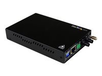 StarTech.com Conversor de Medios Ethernet 10/100 Mbps  a Fibra Multi Modo Conector ST - 2km - conversor de soportes de fibra - 10Mb LAN, 100Mb LAN