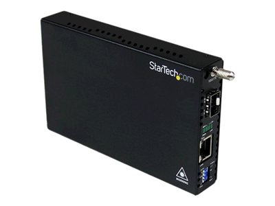  STARTECH.COM  Conversor de Medios Ethernet Gigabit a Fibra con SFP abierto - Adaptador de Cobre a Fibra - conversor de soportes de fibra - 100Mb LAN, GigEET91000SFP2