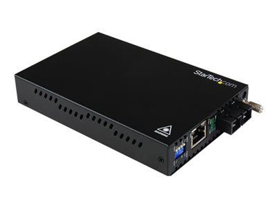  STARTECH.COM  Conversor de Medios Gigabit Ethernet  a Fibra Multi Modo Conector SC - 550m - conversor de soportes de fibra - GigEET91000SC2