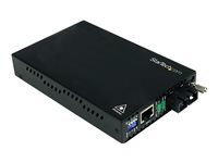 StarTech.com Conversor de Medios Gigabit Ethernet a Fibra Óptica Monomodo SC - 1x RJ45 Hembra - 30km - conversor de soportes de fibra - 10Mb LAN, 100Mb LAN