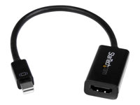 StarTech.com Conversor de Vídeo Mini DisplayPort a HDMI con Audio – Adaptador Activo MDP 1.2 para MacBook Pro – 4K @ 30Hz - Negro - vídeo conversor - negro