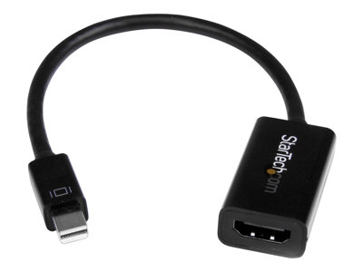  STARTECH.COM  Conversor de Vídeo Mini DisplayPort a HDMI con Audio – Adaptador Activo MDP 1.2 para MacBook Pro – 4K @ 30Hz - Negro - vídeo conversor - negroMDP2HD4KS