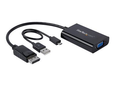  STARTECH.COM  DisplayPort to VGA Adapter with Audio - 1920x1200 - DP to VGA Converter for Your VGA Monitor or Display (DP2VGAA) - adaptador DisplayPort/VGA - 18.4 mDP2VGAA