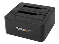 StarTech.com Docking Station USB 3.0 con UASP de 2 Bahías para Disco Duro o SSD SATA de 2,5 o 3,5 Pulgadas - controlador de almacenamiento - SATA 6Gb/s - USB 3.0
