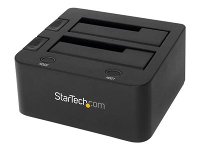  STARTECH.COM  Docking Station USB 3.0 con UASP de 2 Bahías para Disco Duro o SSD SATA de 2,5 o 3,5 Pulgadas - controlador de almacenamiento - SATA 6Gb/s - USB 3.0SDOCK2U33