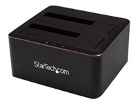 StarTech.com Docking Station USB 3.0 de 2 Bahías SATA de 2,5 o 3,5 Pulgadas para SSD o Disco Duro Base de Conexión para Unidades de Disco - estación de carga de HDD - SATA 6Gb/s - USB 3.0
