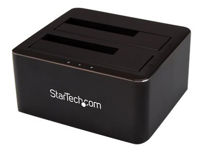  STARTECH.COM  Docking Station USB 3.0 de 2 Bahías SATA de 2,5 o 3,5 Pulgadas para SSD o Disco Duro Base de Conexión para Unidades de Disco - estación de carga de HDD - SATA 6Gb/s - USB 3.0SDOCK2U33V