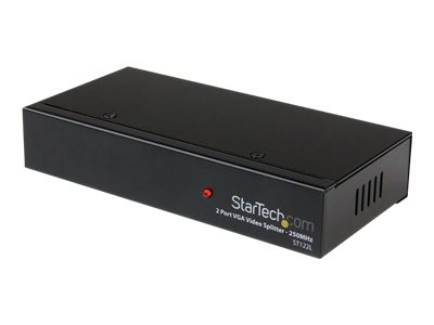  STARTECH.COM  Duplicador Divisor de Vídeo VGA de 2 Puertos 250 MHz - Multiplicador Splitter 2 Salidas - 1x Macho HD15 - 2x Hembra HD15 - bifurcador de vídeo - 2 puertosST122LEU