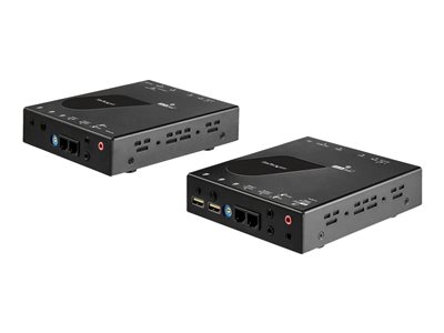  STARTECH.COM  Extensor KVM HDMI KVM por IP - HDMI 4K 30Hz y USB 2.0 por IP, LAN o Ethernet CAT5e/CAT6  (100m/330ft) - Kit Extensor para Transmisor/Receptor/Conmutador/Switch KVM Remoto (SV565HDIP) - alargador para vídeo/audio - HDMI - Conforme a la TAASV565HDIP