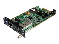 StarTech.com Módulo Conversor de Medios Gigabit Ethernet UTP RJ45 a Fibra con una Ranura SFP Disponible para ETCHS2U - conversor de soportes de fibra - GigE