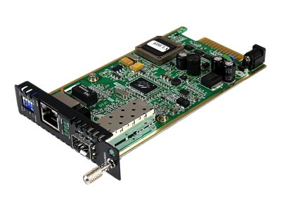  STARTECH.COM  Módulo Conversor de Medios Gigabit Ethernet UTP RJ45 a Fibra con una Ranura SFP Disponible para ETCHS2U - conversor de soportes de fibra - GigEET91000SFP2C