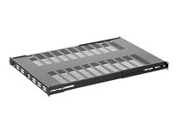 StarTech.com Server Rack Shelf - 1U - Adjustable Mount Depth - Heavy Duty - estante para bastidor - 1U