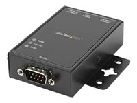 StarTech.com Servidor de Dispositivos IP de 1 Puerto Serie RS232 - Adaptador Conversor Ethernet RJ45 - Montaje Riel DIN - servidor de dispositivo