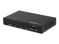StarTech.com Splitter HDMI - de 2 Puertos - 4K 60Hz - Divisor HDMI 1 Entrada 2 Salidas - Splitter HDMI de 2 Salidas - Divisor de Puertos HDMI - separador de vídeo/audio - 2 puertos