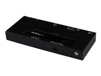 StarTech.com Switch HDMI de 2 Puertos con Conmutado Automático y Prioritario - Selector 1080p de 2 Entradas y 1 Salida con IR EDID - interruptor de vídeo/audio - 2 puertos