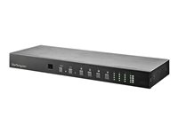 StarTech.com Switch Multiplicador de Vídeo HDMI 4K de 60Hz - Matriz de 4x4 - de Montaje en Rack - con Control Remoto por Ethernet y RS232 - interruptor de vídeo/audio - 4 puertos