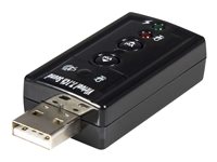 StarTech.com Tarjeta de Sonido 7,1 Virtual USB Externa Adaptador Conversor - tarjeta de sonido