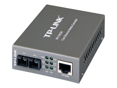  TP-LINK  MC100CM - conversor de soportes de fibra - 10Mb LAN, 100Mb LANMC100CM