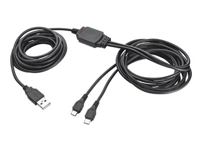  TRUST  GXT 222 Duo Charge and Play Cable - cable de carga / datos - 3.5 m20165