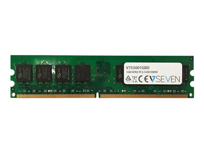  V7  - DDR2 - módulo - 1 GB - DIMM de 240 contactos - 667 MHz / PC2-5300 - sin búferV753001GBD