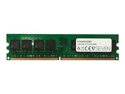  V7  - DDR2 - módulo - 2 GB - DIMM de 240 contactos - 800 MHz / PC2-6400 - sin búferV764002GBD