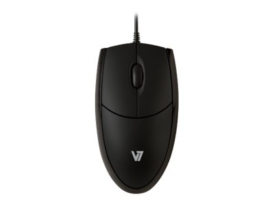  V7  MV3000 - ratón - USB - negroMV3000010-BLK-5E