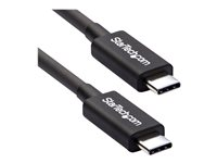 Startech.com Cable Thunderbolt 3 Pasivo de 50cm - 40Gbps - PD 100W - Vídeo 4K/5K - Cable Thunderbolt - Certificado Thunderbolt - Compatible con USB4 / Modo Alt DP - Thunderbolt 4 - USB 3.2 - USB-C TBLT34MM50CM