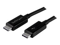 Startech.com Cable Thunderbolt 3 Pasivo de 1m - 20Gbps - PD 100W - Vídeo 4K - Cable Thunderbolt - Certificado Thunderbolt - Compatible con USB4 / Modo Alt DP - Thunderbolt 4 - USB 3.2 - USB-C TBLT3MM1M